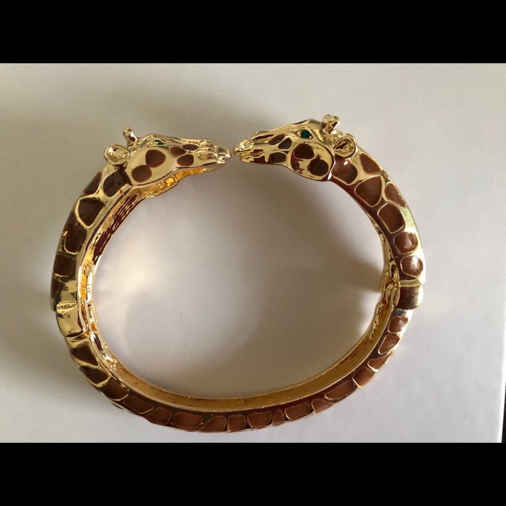 Giraffe  hinge bracelet.